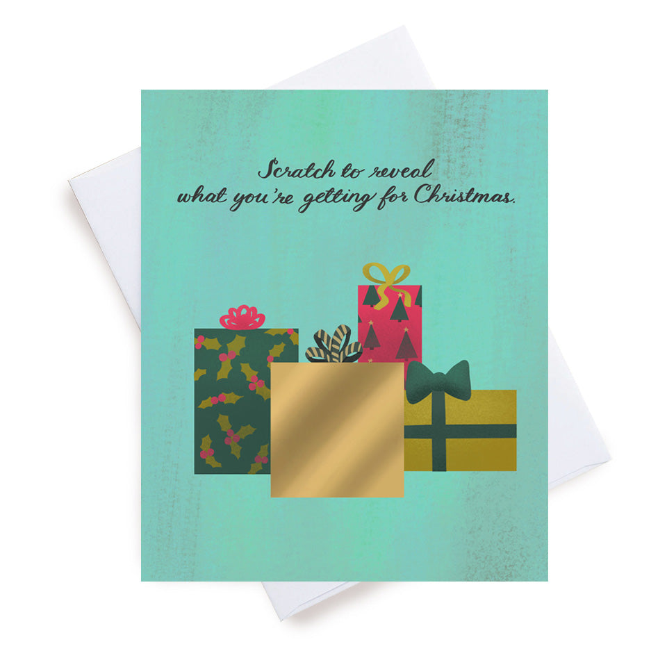 Scratch To Reveal - What Your Getting For Christmas