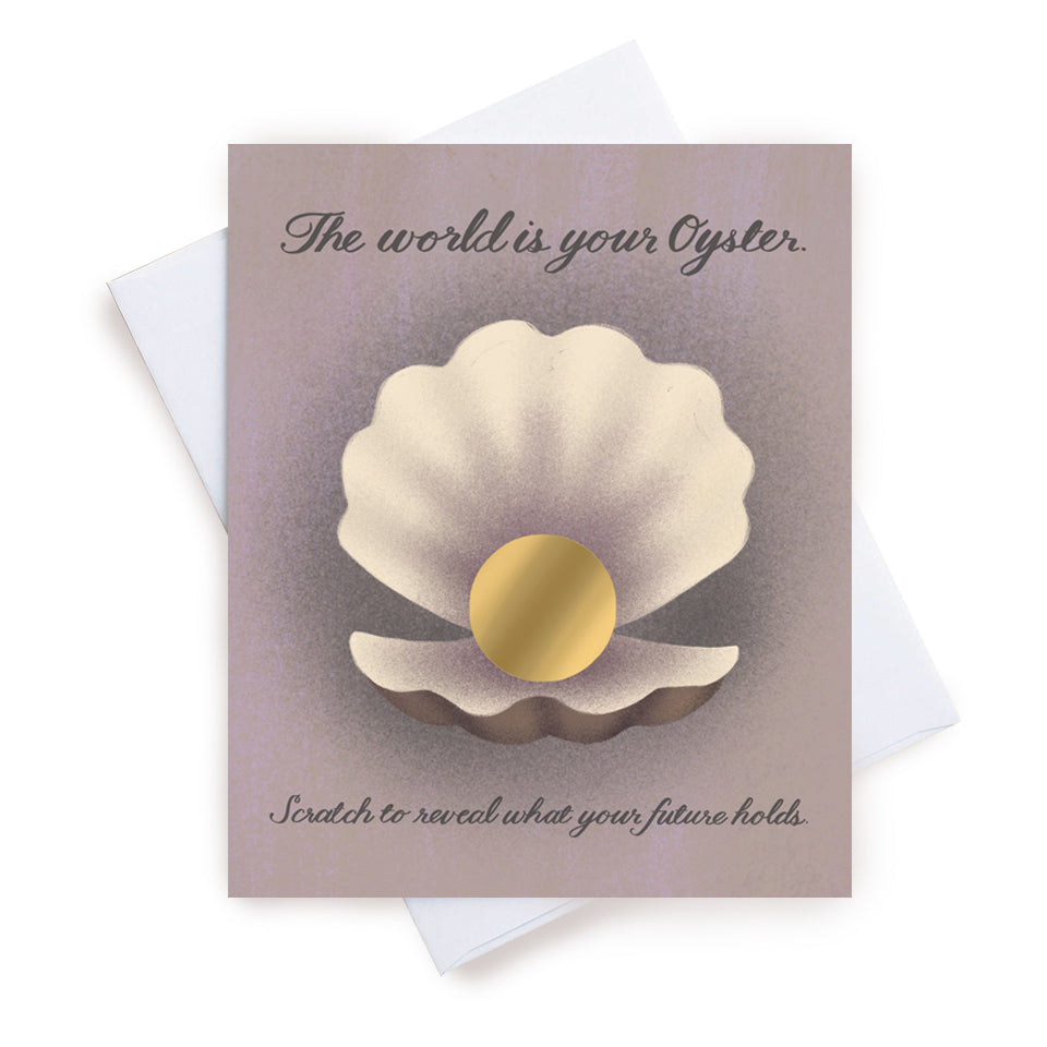 The World Is Your Oyster Scratch To Reveal What Your Future Holds (Sale)