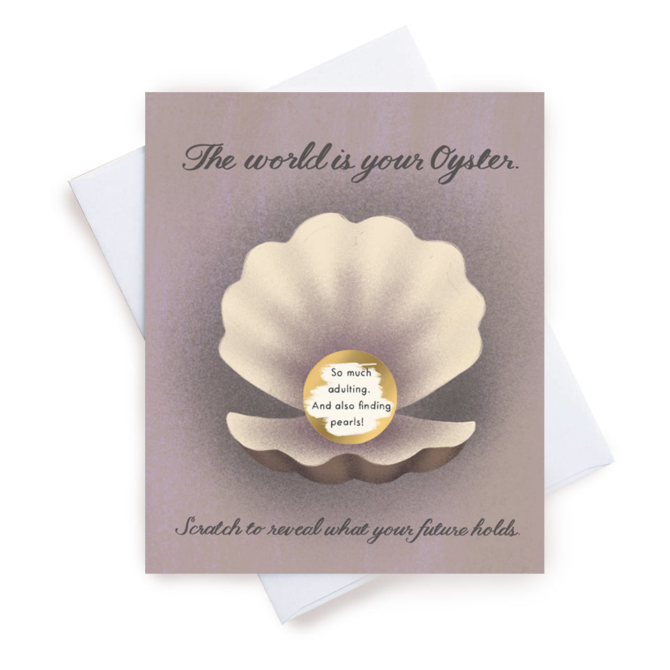 The World Is Your Oyster Scratch To Reveal What Your Future Holds (Sale)