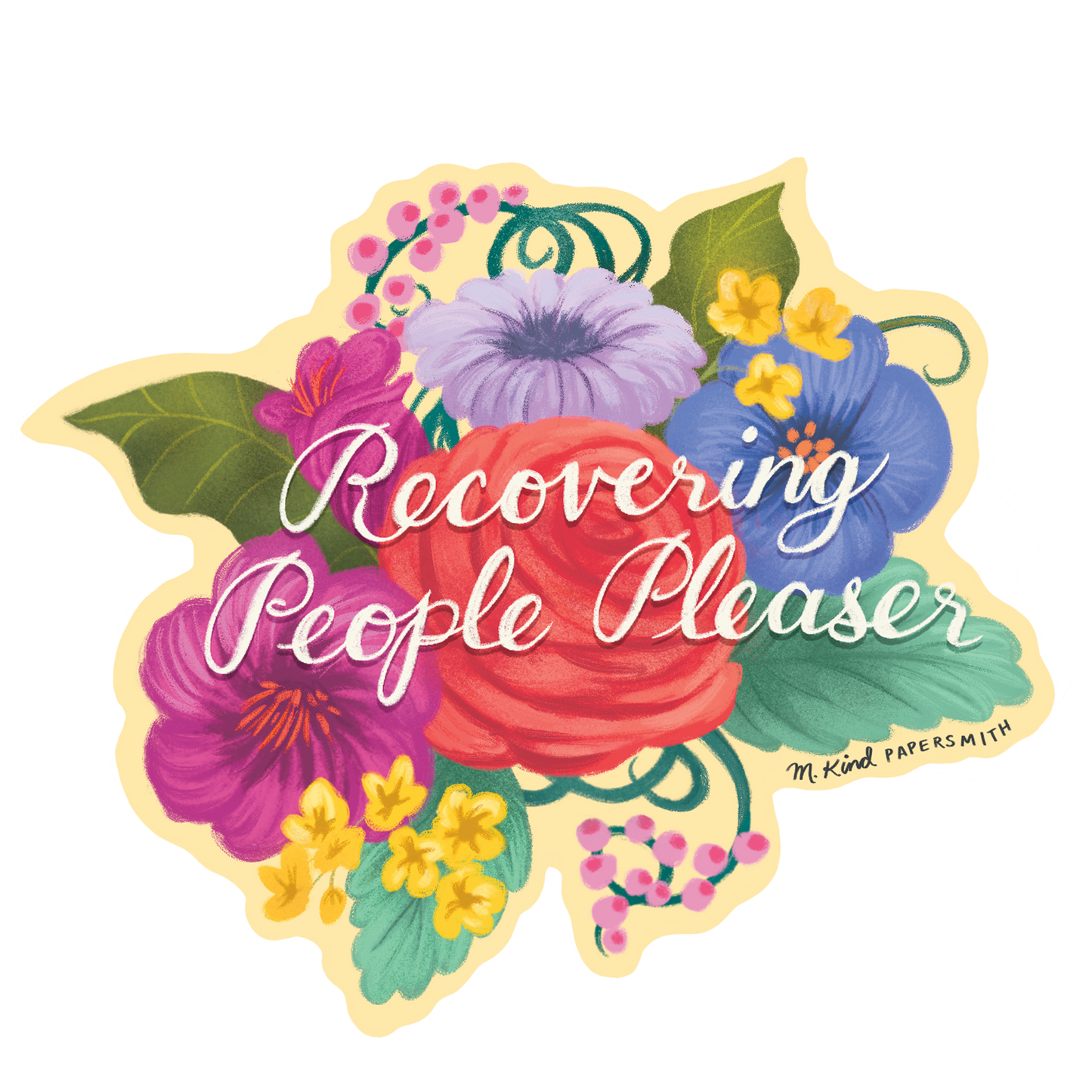 Recovering People Pleaser Sticker
