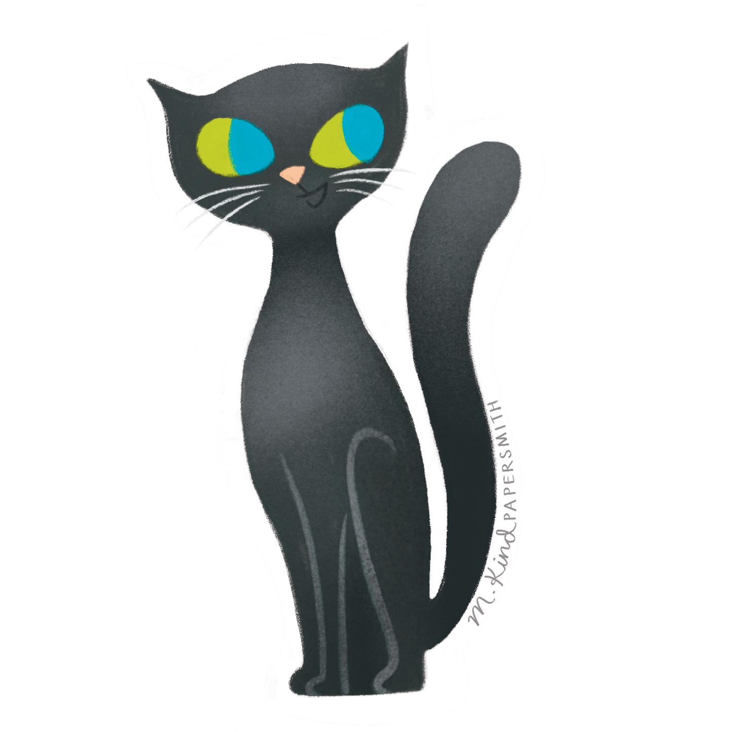 Black Cat Sticker