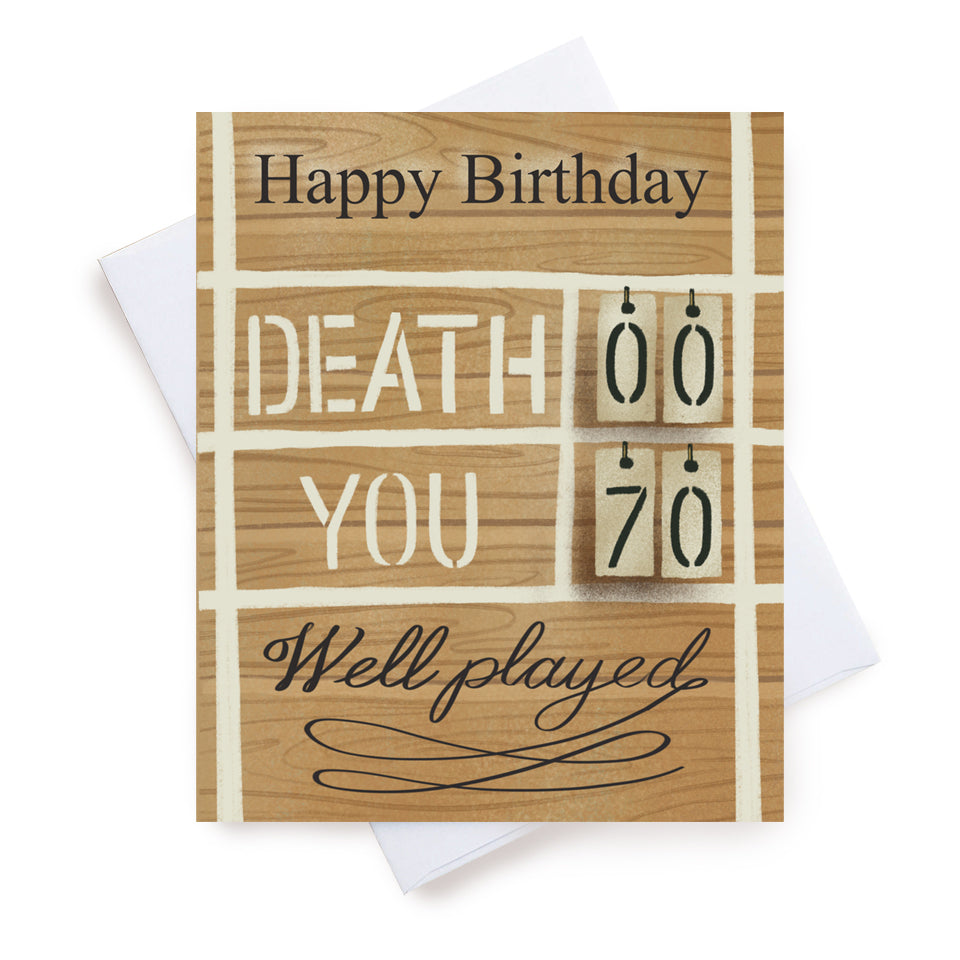 70 Birthday Death Vs You (Sale)