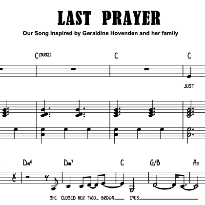 Last Prayer Sheet Music