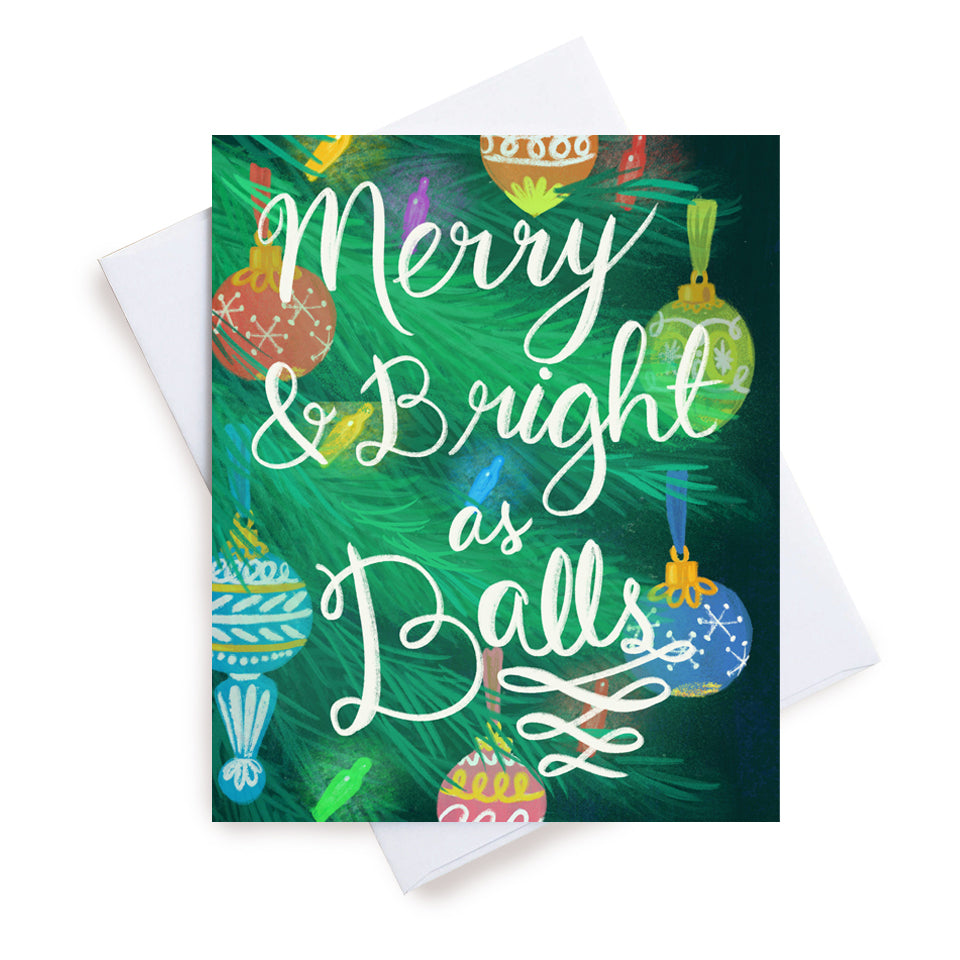 Merry and Bright as Balls