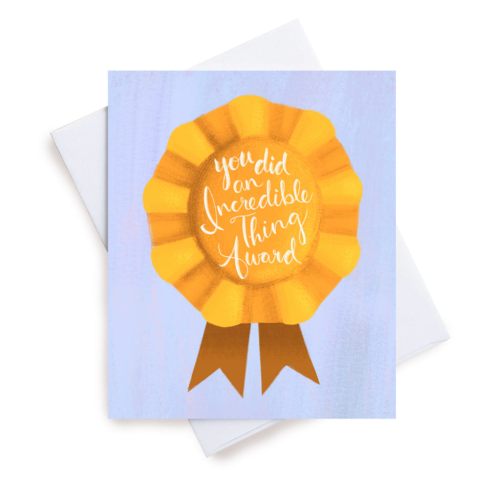 You Did An Incredible Thing Award (Sale)