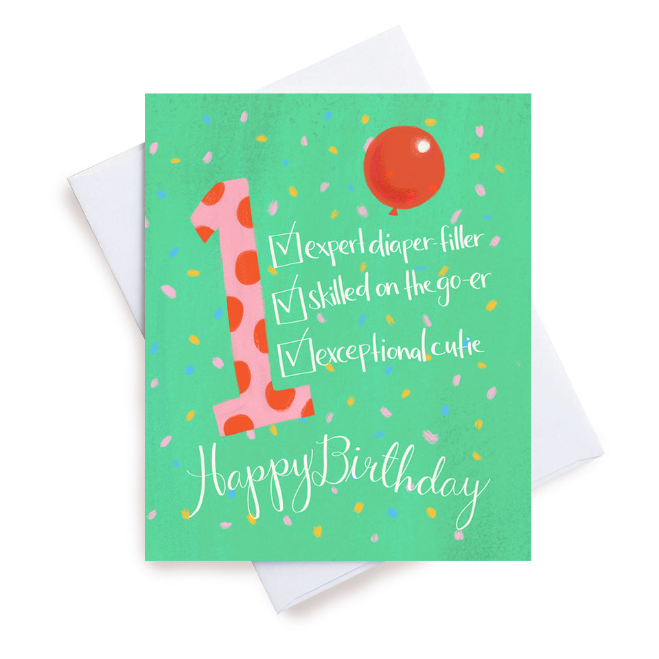 Happy Birthday List Age 1