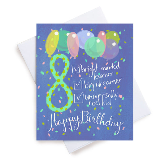 Happy Birthday List Age 8
