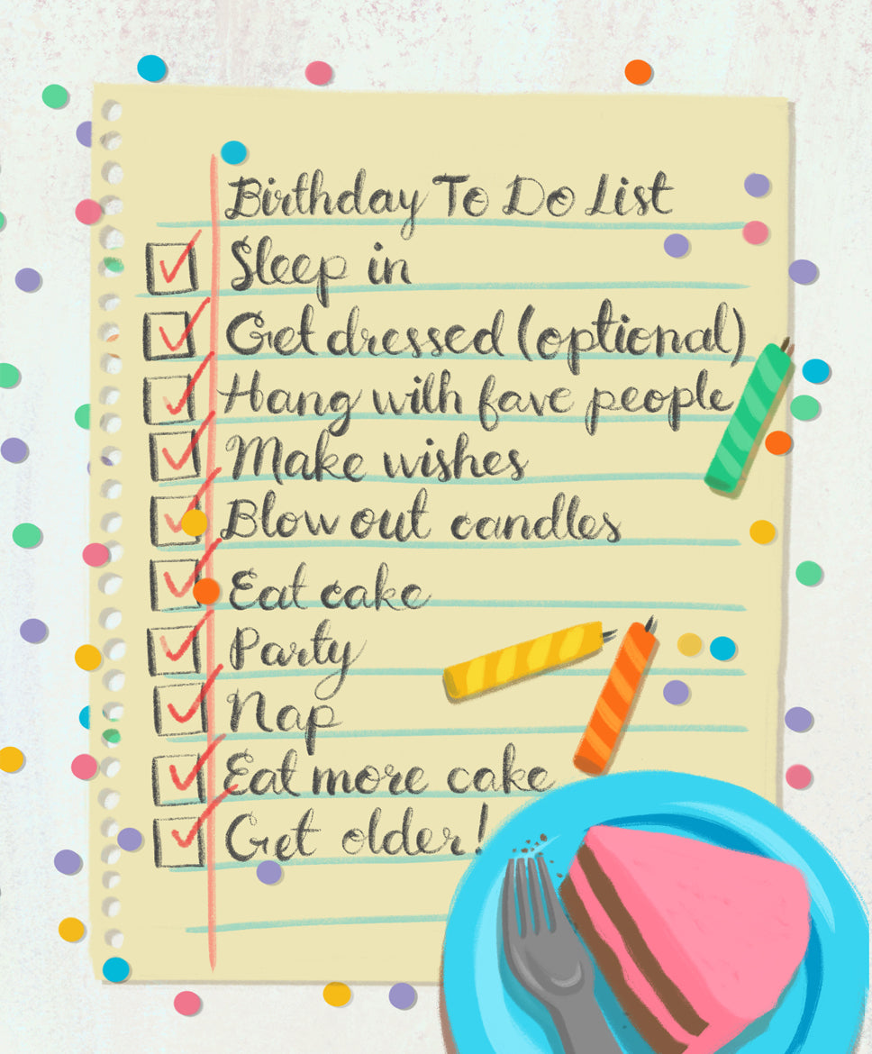 Birthday To Do List